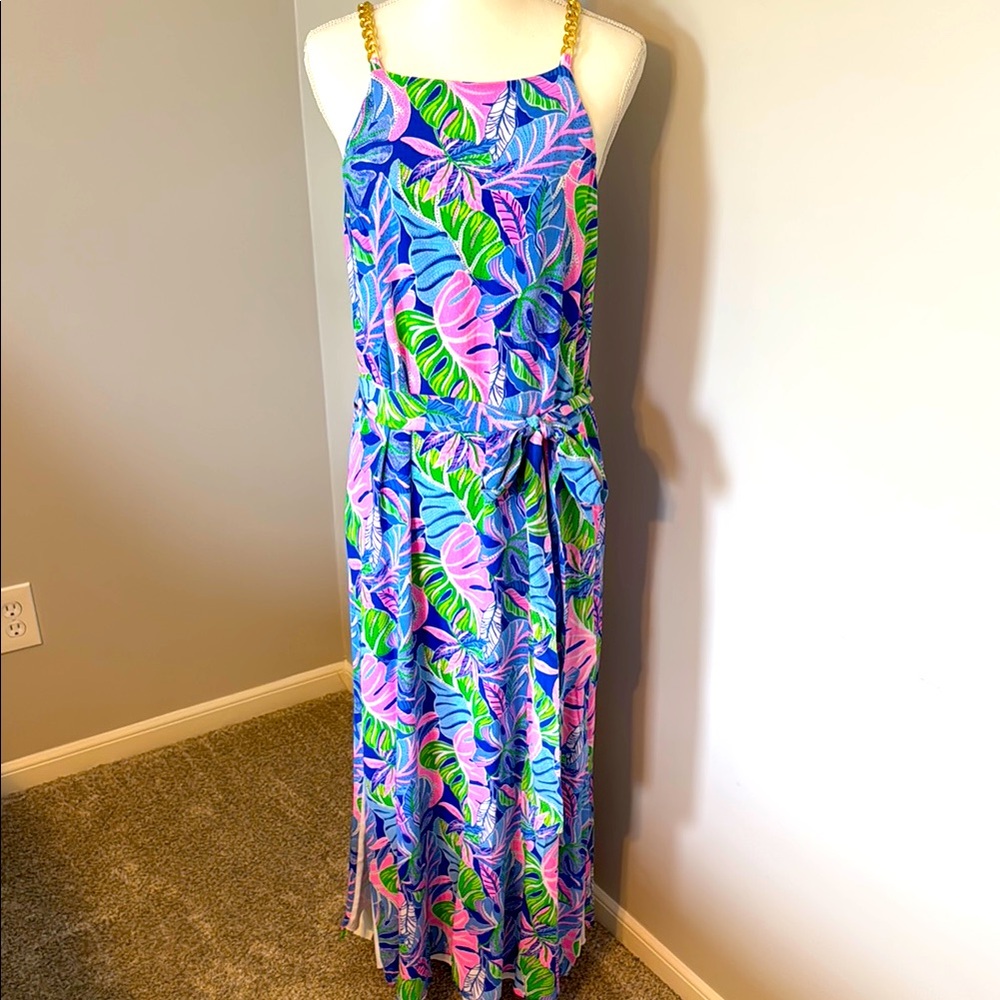 Lilly Pulitzer Johanna silk midi dress